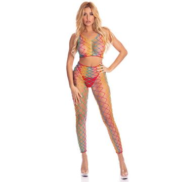 Rainbow 2-Delige Bodystocking